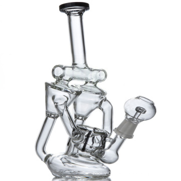 Twincycler Dual Chamber Inline Perc Recycler für den täglichen Gebrauch (ES-GB-085)